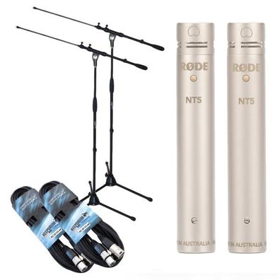 Rode NT5 MP Mikrofon-Set mit 2x Stativ mit 2x Kabel