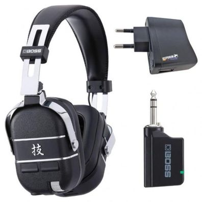 BOSS Waza-Air drahtlos Gitarren-Kopfhörersystem mit USB-Netzteil