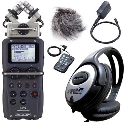 Zoom H5 Recorder mit APH-5 Zubehörset mit Kopfhörer