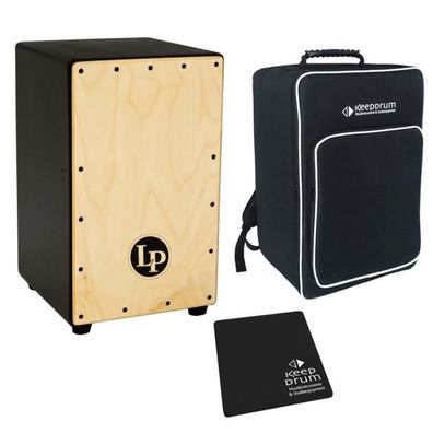 Latin Percussion LP1426 Adjustable Cajon mit Tasche und Pad