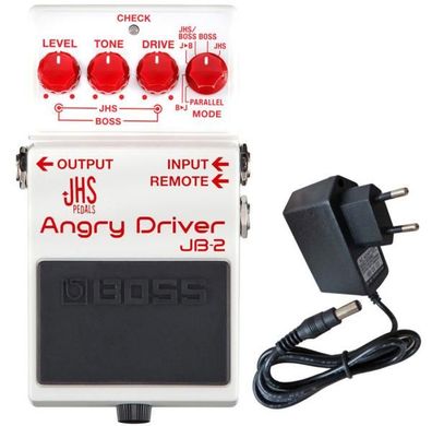 Boss JB-2 Angry Driver Overdrive Pedal mit Netzteil