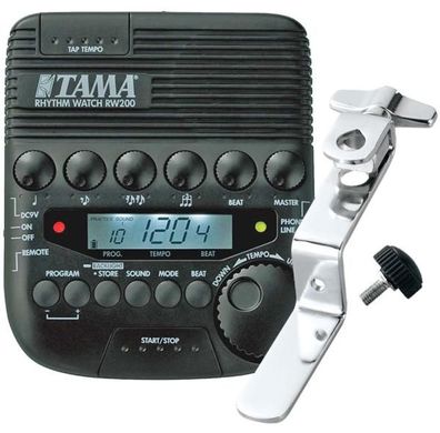 Tama Metronom RW200 Rhythm Watch mit RWH10 Halter