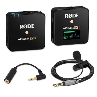 Rode Wireless GO II Single mit Smartlav mit ADP03