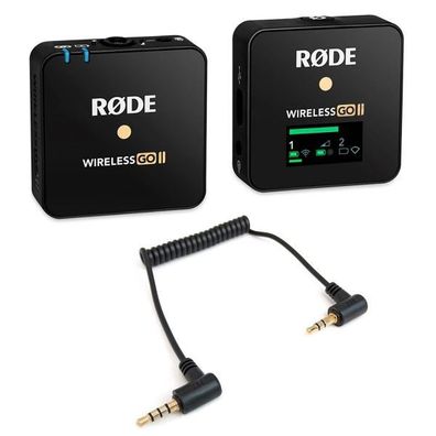 Rode Wireless GO II Single mit ADP07 TRS-Adapter