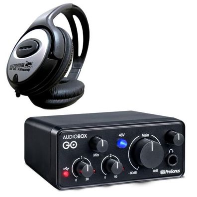 Presonus Audiobox GO USB-Interface mit Kopfhörer