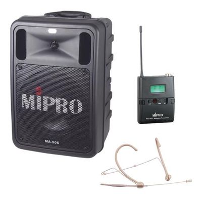 Mipro MA-505R2 mit Taschensender mit Headsetmikrofon
