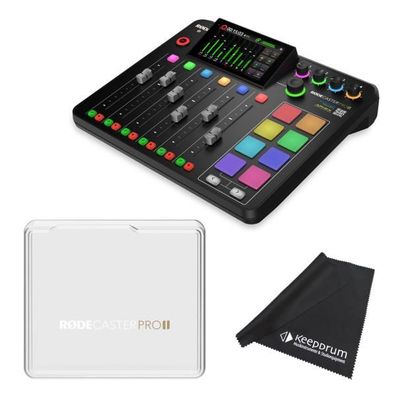 Rode Rodecaster Pro II mit RodeCover 2 mit Tuch