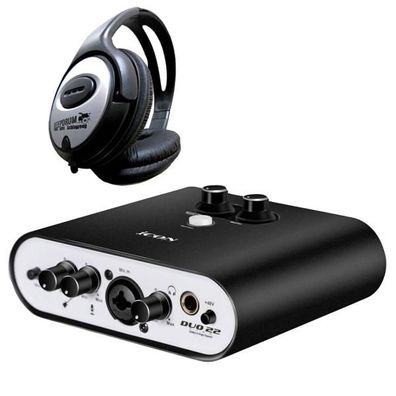 iCON Duo22 Dyna USB-Audio-Interface mit Kopfhörer