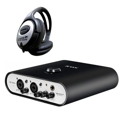 iCON Duo44 Dyna USB-Audio-Interface mit Kopfhörer