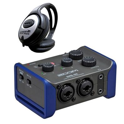 Zoom AMS-24 Audio-Interface mit Kopfhörer