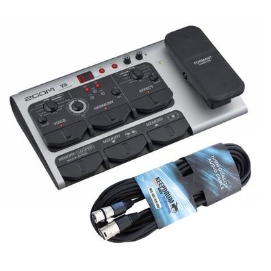 Zoom V6-SP Effektgerät für Gesang mit XLR-Kabel