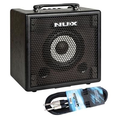 NUX Mighty Bass 50BT Verstärker mit Klinkenkabel