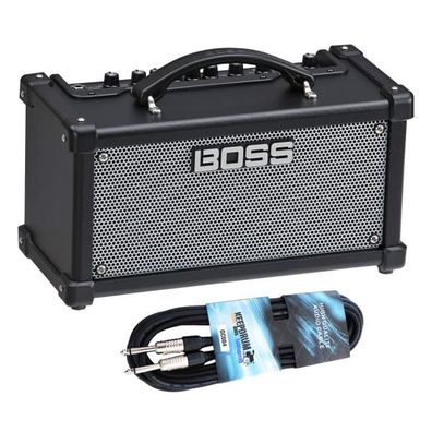 Boss Dual Cube LX Gitarren Verstärker mit Kabel