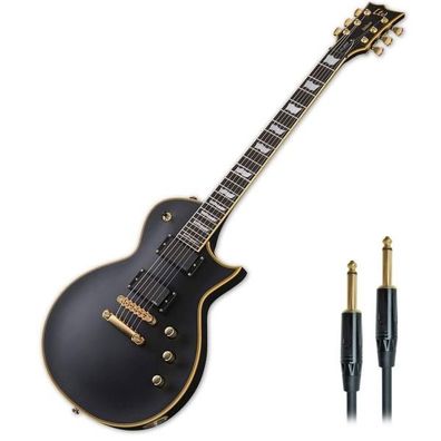 ESP LTD EC-1000 VB E-Gitarre Vintage Black mit Kabel