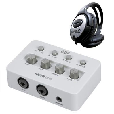 ESI NEVA Duo USB Audio-Interface mit Kopfhörer