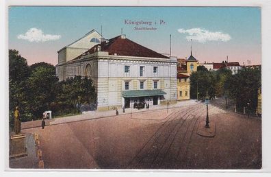 49122 Ak Königsberg in Ostpreußen Stadttheater um 1910