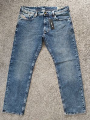 Diesel Herren Jeans Larkee RM011 Blau Regular Straight Stretch Neu