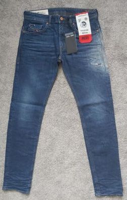 Diesel Herren Jeans Thommer-X 009KF Blau Slim Skinny Vintage Look Stretch Neu