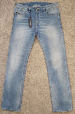 Diesel Herren Jeans Safado-X C69MN Blau NEU Straight Used Look Stretch Neu