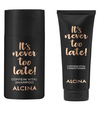 Alcina It´s never too late Coffein Vital Shampoo 50 ml + 20 ml Spülung Reise-Set