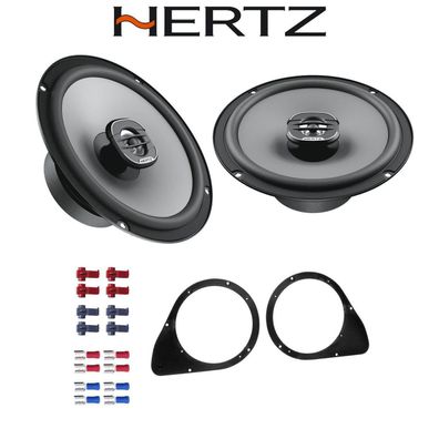 Hertz UNO X165 Auto Lautsprecher 16,5cm 165mm Koaxial für Fiat 500 2007-2016