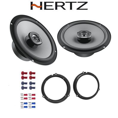 Hertz UNO X165 Auto Lautsprecher 16,5cm 165mm Koaxial für Ford Fiesta VI 5-Türer
