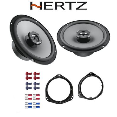 Hertz UNO X165 Auto Lautsprecher 16,5cm 165mm Koaxial für Opel Corsa B (Gr. 6,5 in)