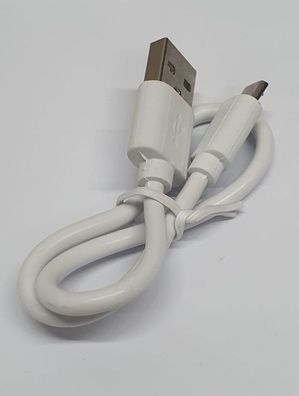 USB-Kabel - USB auf Micro-USB - Weiß - um USB-Akku zu laden