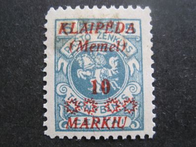 MEMEL MiNr. 135 Falz* (AA 060)