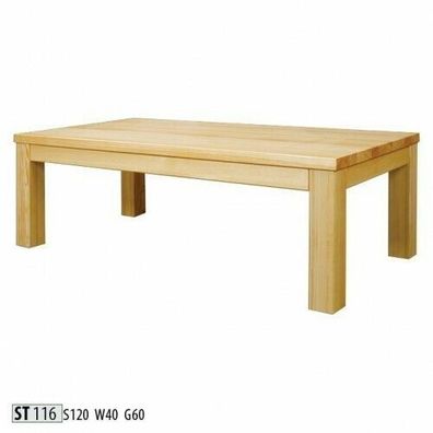 Couchtisch Holztisch Echtholz Couchtische Tischplatte Beistelltisch Tisch 120x60