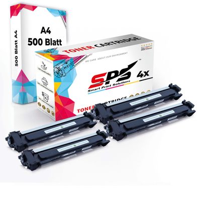 Druckerpapier A4 + 4x Multipack Set Kompatibel für Brother DCP-1512 A (TN-1050) ...