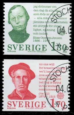 Schweden 1980 Nr 1106-1107 gestempelt X59A302