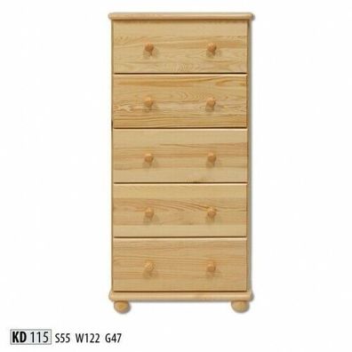 Kommode Hoch Schrank Schränke Echt Holz Kommode Vollholz Möbel Massivholz Neu