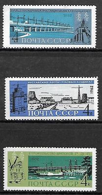 Sowjetunion postfrisch Michel-Nummer 2704-2706