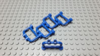 Lego 5 Zäune Absperrung blau 1x4x2 Nummer 4083
