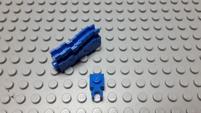 Lego 10 Platten 1x1 Clip Blau Nummer 4085d