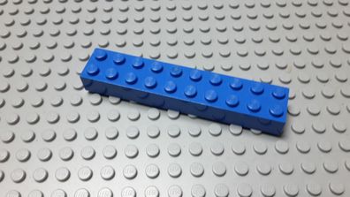 Lego 1 Basic Stein 2x10 hoch Blau Nummer 3006