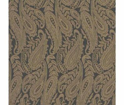 Rasch Textil Tapete Vlies Palau 229058 Braun Grau Gold stylisch Bläter Ranken