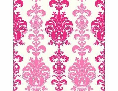 Rasch Textil Tapete Belle Rose 115730 Weiß Pink Lila Ornament Luxus-Tapete