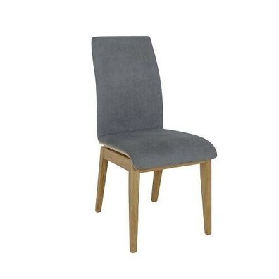 Stuhl Lehnstuhl Polster Stühle Massiv Holz Textil Holz Sessel Leder Neu Lounge
