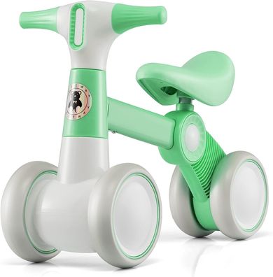 Baby-Laufrad, Lauflernrad ohne Pedal mit 4 Eva Rädern & robustem Karbonstahlrahmen