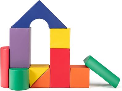 11-teiliges Softbausteine, weiche Riesenbausteine zum Klettern, Schaumstoffbausteine