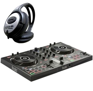 Hercules DJControl Inpulse 300 mit Kopfhörer