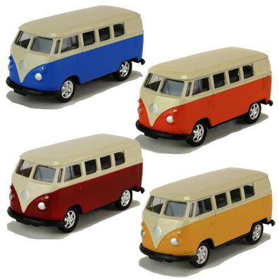 kleiner VW Bus Modellauto Bulli Spielzeug Fahrzeug Microbus T1 1963 Welly