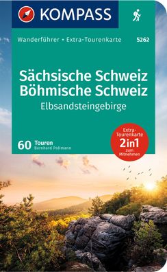 Kompass Wanderf?hrer S?chsische Schweiz, B?hmische Schweiz, Elbsandsteingeb ...