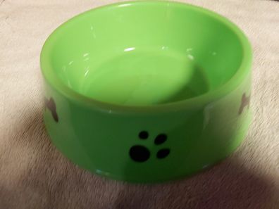 Benson Hunde Futter - und Wassernapf - grün mit Motiv