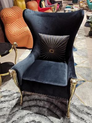 Luxus Sessel Couch Polster Möbel Einsitzer Couchen Sofa Ohrensessel