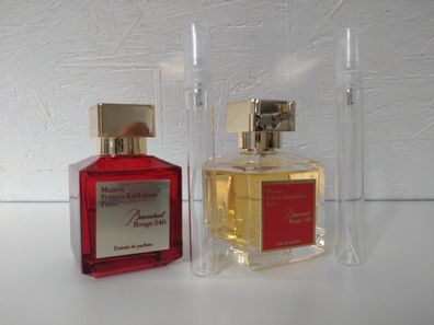 Baccarat Rouge 540 Extrait de Parfum + Eau de Parfum 10 + 10 ml - Probe/ Zerstäuber