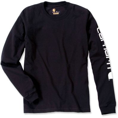 carhartt Long Sleeve Logo-Shirt - Black 104 S