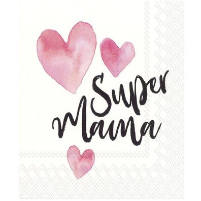 Lunchservietten "Super Mama", von Ihr Ideal Home Range